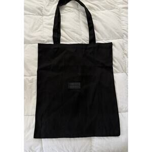 David Galan Small Logo Black Tote Bag EUC